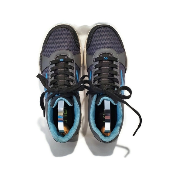 Kuru Quantum Sneakers Size 5 Black Blue Style 20133150 - Picture 9 of 14